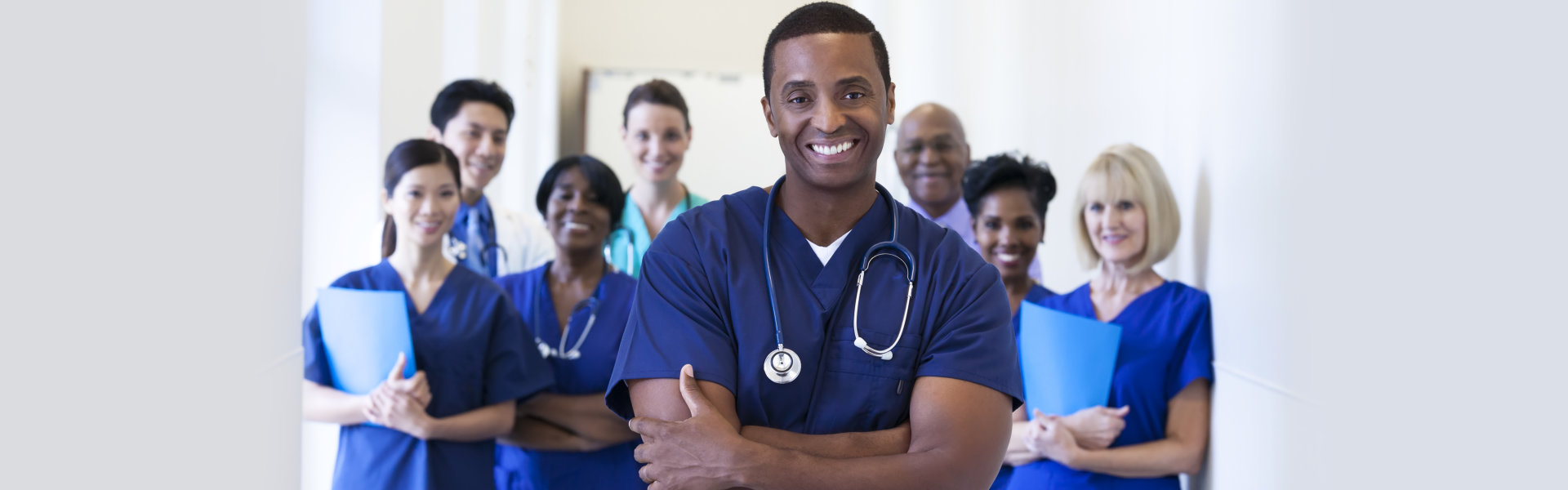 a group of medical workers